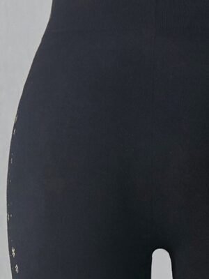 Fashion Mid Waist Graphic Elastic Waist Full Length Trousers - Image 8