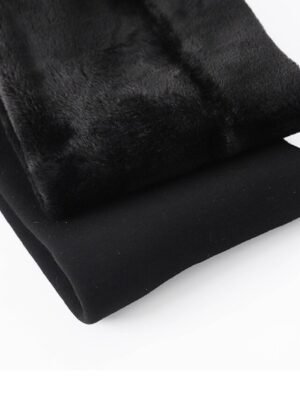 Fashion Plus Size Plain High Waist Full Length Leggings - Image 14