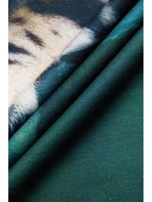 Fashion Regular Cat Print Round Neck Short Sleeve Top - Image 23