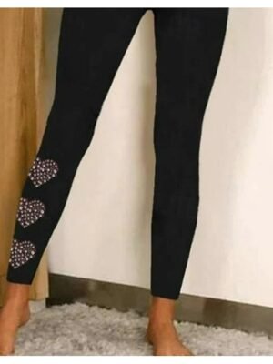 Fashion Regular Fit Carnival Graphic High Waist Full Length Leggings - Image 3