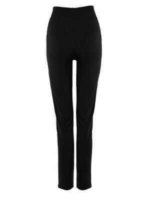 Fashion Regular Fit Colour Block High Waist Full Length Leggings - Image 9
