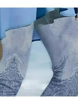 Fashion Regular Fit Floral Mid Waist Ankle-Length Capri Leggings - Image 3