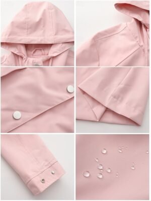 Fashion Regular Fit Plain Hooded Long Sleeve Long Coat - Image 3