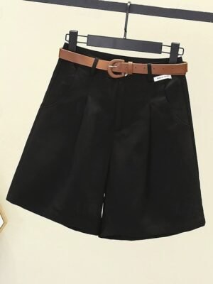 Fashion Regular Fit Plain Natural Pocket Shorts - Image 6