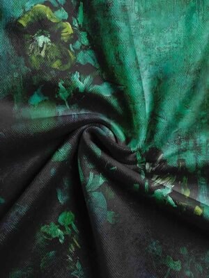 Fashion Regular Floral Round Neck Long Sleeve Top - Image 6