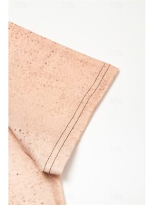 Fashion Regular Floral V Neck Short Sleeve Tops - Image 6