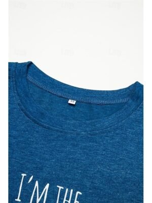 Fashion Regular Print Round Neck Long Sleeve T-Shirt - Image 9
