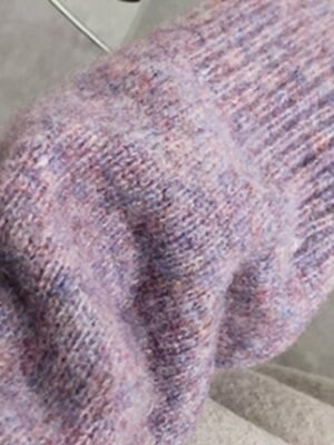 Fashion Regular Solid Crew Neck Long Sleeve Sweater - Image 15