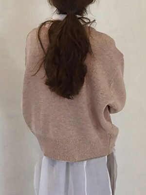 Fashion Regular Solid Open Front Long Sleeve Asymmetric Hem Cardigan - Image 2