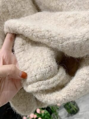 Fashion Regular Solid V Neck Long Sleeve Cardigan - Image 3