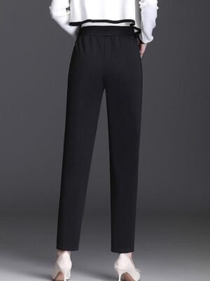 Fashion Skinny High Waist Full Length Trousers - Image 4