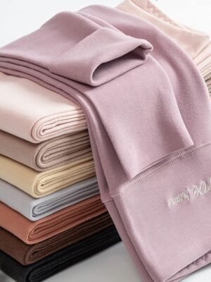 Fashion Skinny Plain High Waist Ankle-Length Leggings - Image 2