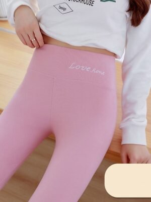 Fashion Skinny Plain High Waist Ankle-Length Leggings - Image 8