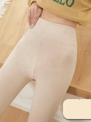 Fashion Skinny Plain High Waist Ankle-Length Leggings - Image 9