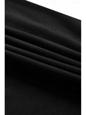 Fashion Slim Fit Solid Scalloped Neck Short Sleeve Top - Image 14