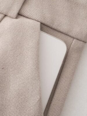 Fashion Straight Flannel Full Length Trousers - Image 6