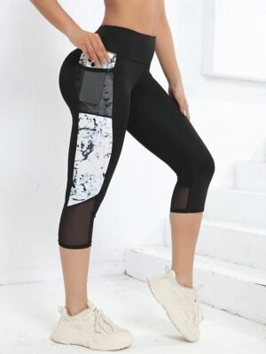 Fashion Streetwear Full Length High Waist Leopard Pocket Sweatpants - Image 8