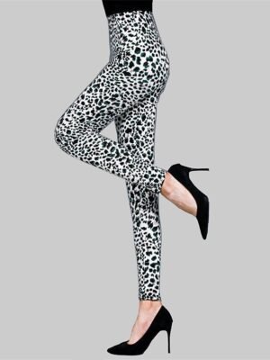 Fashion Streetwear High Waist Leopard Print Full Length Leggings - Image 12