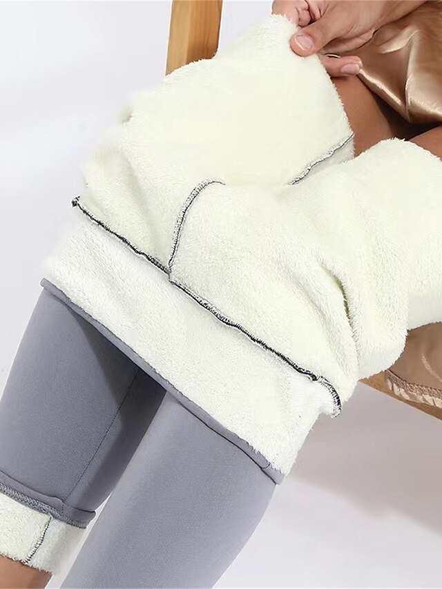 Fashion Streetwear High Waist Solid Full Length Leggings - Image 1