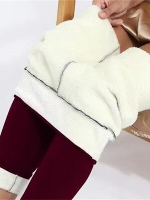 Fashion Streetwear High Waist Solid Full Length Leggings - Image 2