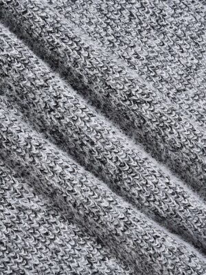 Fashion Streetwear Solid Open Front Knitted Long Sleeve Long Cardigan - Image 4