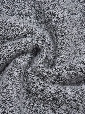 Fashion Streetwear Solid Open Front Knitted Long Sleeve Long Cardigan - Image 5