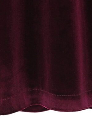 Fashion Wide Leg Velvet Full Length Trousers - Image 8