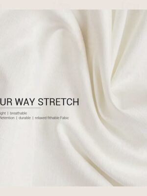 Modern Regular Fit Plain V Neck Maxi Dress - Image 2