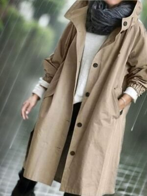 Outdoor Hiking Windbreaker High Neck Long Sleeve Jacket - Image 5