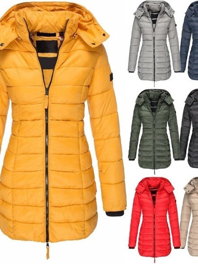 Outdoor Insulated Mid Length Puffer Jacket - Image 1