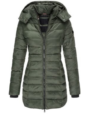 Outdoor Insulated Mid Length Puffer Jacket - Image 8