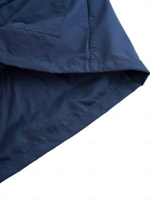 Outdoor Lightweight Waterproof Hooded Long Jacket - Image 13