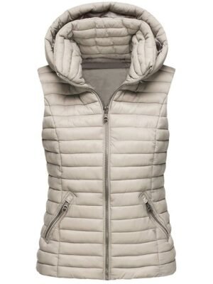 Outdoor Quilted Sleeveless Windproof Thermal Vest - Image 3