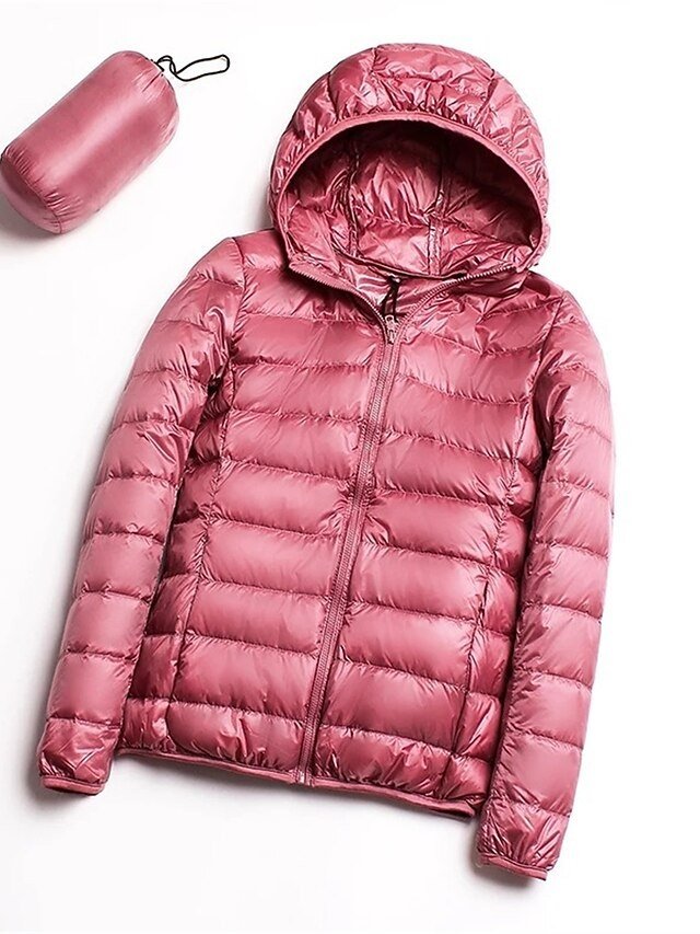 Outdoor Regular Fit Plain Zipper Long Sleeve Parka - Image 1