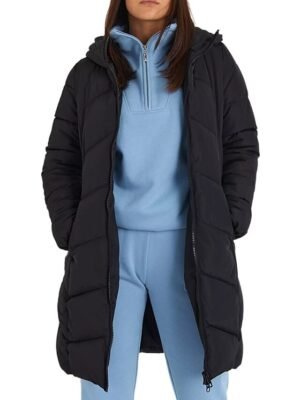 Outdoor Thermal Full Length Hoodie Puffer Jacket - Image 2