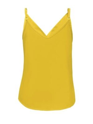 Party Regular Basic V Neck Sleeveless Camisole Tank Top - Image 8