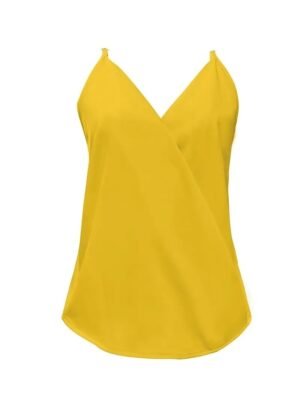 Party Regular Basic V Neck Sleeveless Camisole Tank Top - Image 9