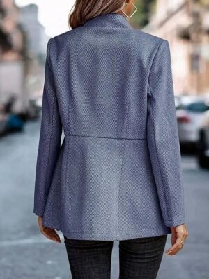 Party Regular Fit Solid Colour Long Sleeve Fall Blazer - Image 2