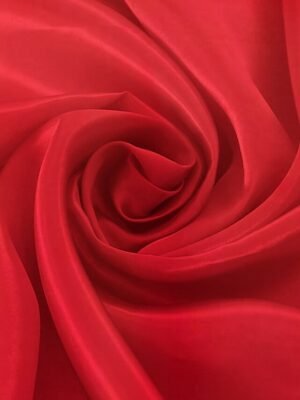 Plain Regular Shirt Collar Long Sleeve Silk Like Satin Blouse - Image 4