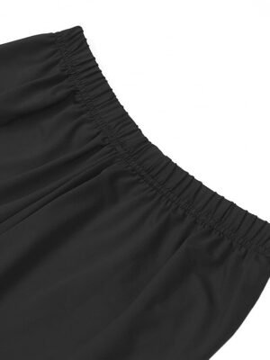 Plain Slim Mid Waist Full Length Leggings - Image 5