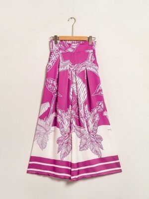 Satin Full Length Trousers - Image 1