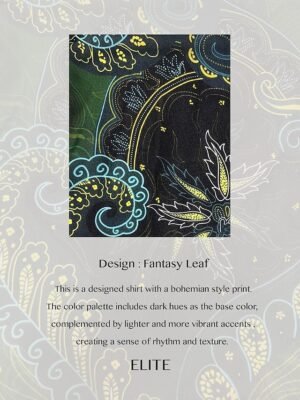 Spring Casual Paisley V Neck Lantern Sleeve Chiffon Blouse - Image 3