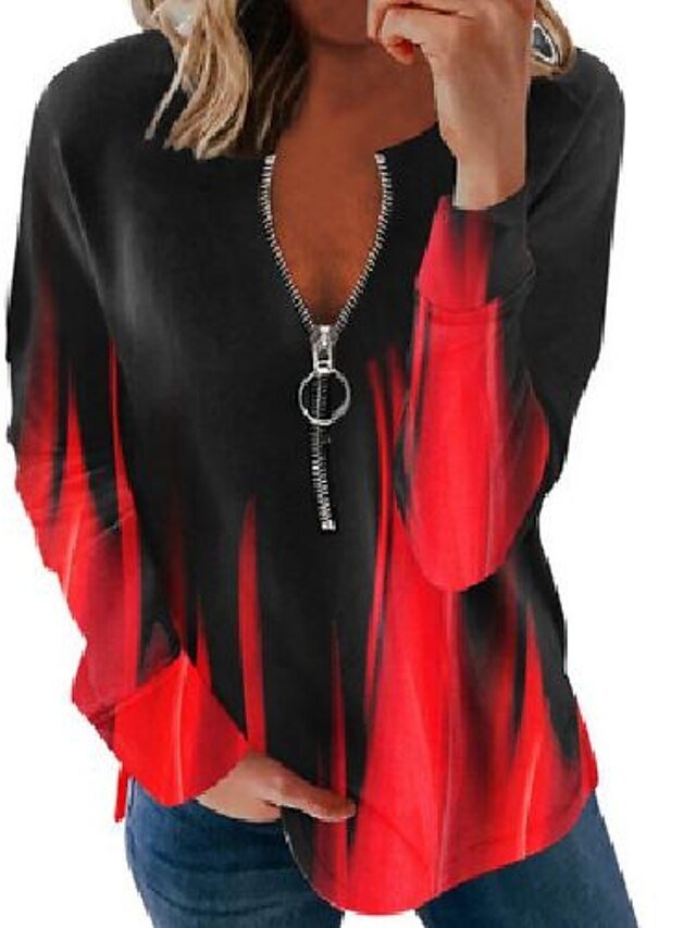 Streetwear Basic Gradient Round Neck Long Sleeve Hoodie - Image 5