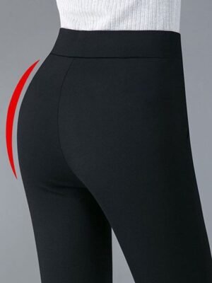 Streetwear Casual High Waist Striped Ankle-Length Leggings - Image 8