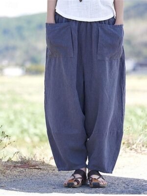 Streetwear Casual High Waist Wide Leg Trousers - Image 6