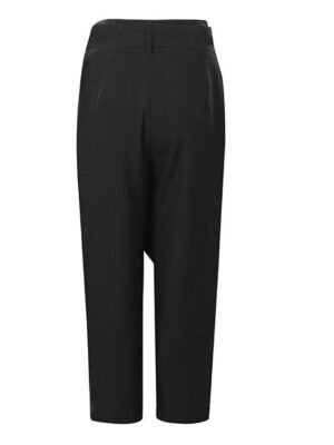 Streetwear Casual Slim Solid Mid Waist Ankle-Length Trousers - Image 7
