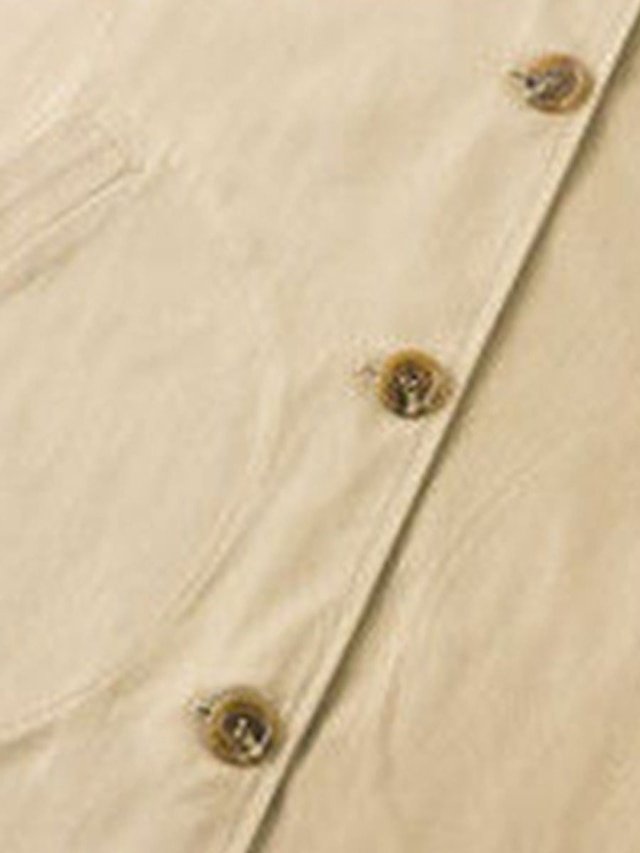 Streetwear Long Sleeve Lapel Trench Coat - Image 18