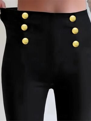 Streetwear Regular Fit Graphic High Waist Full Length Leggings - Image 3