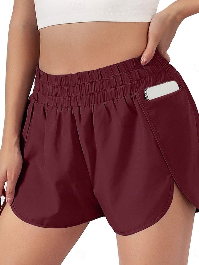 Streetwear Regular Fit Plain High Waist Short Chinos - Image 7