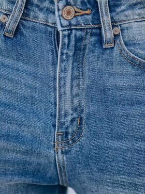 Streetwear Regular Fit Solid Medium Waist Full Length Jeans - Image 8
